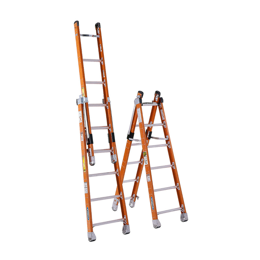 Werner Fiberglass Combination Step/Extension Ladder 7800