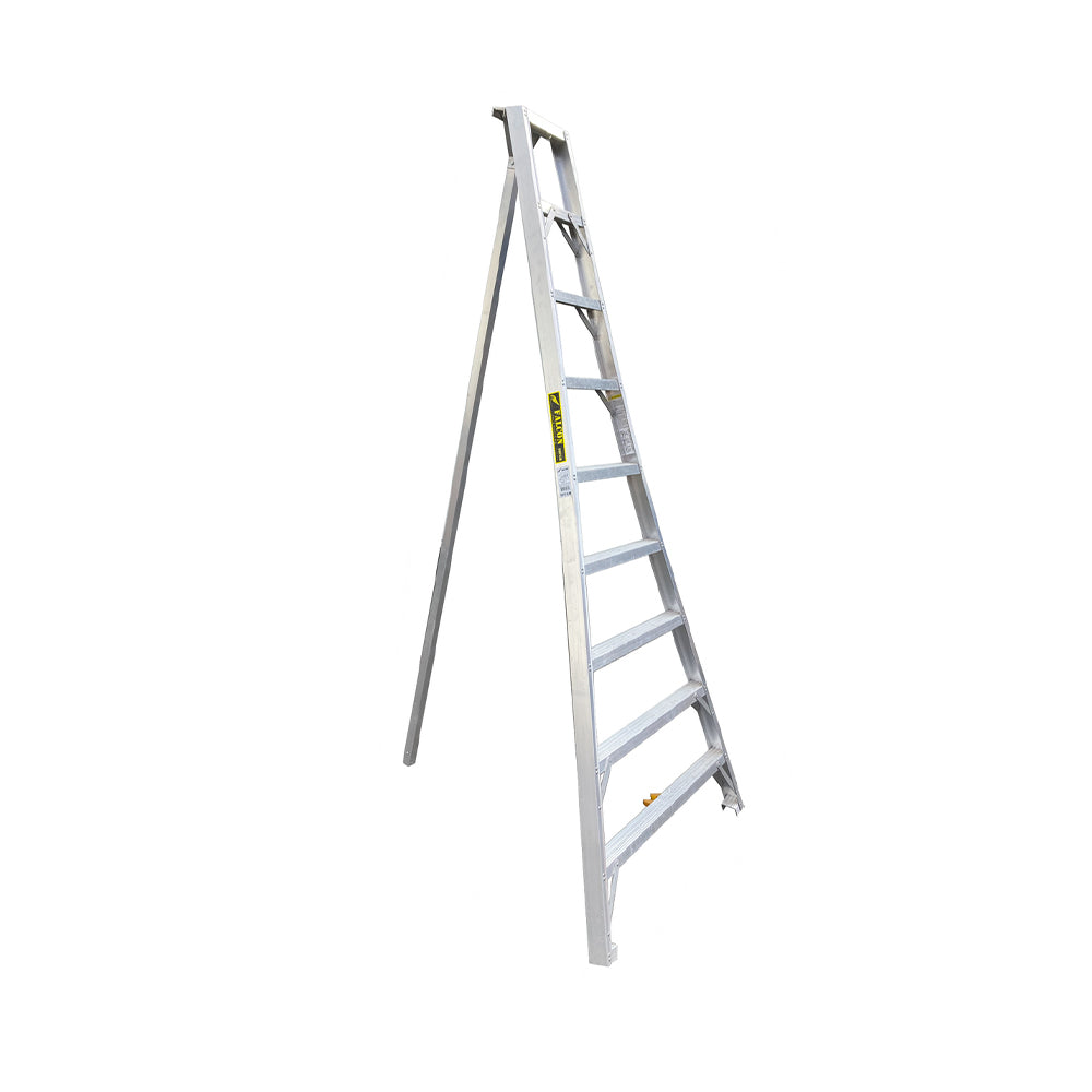Heavy duty shop aluminium ladder