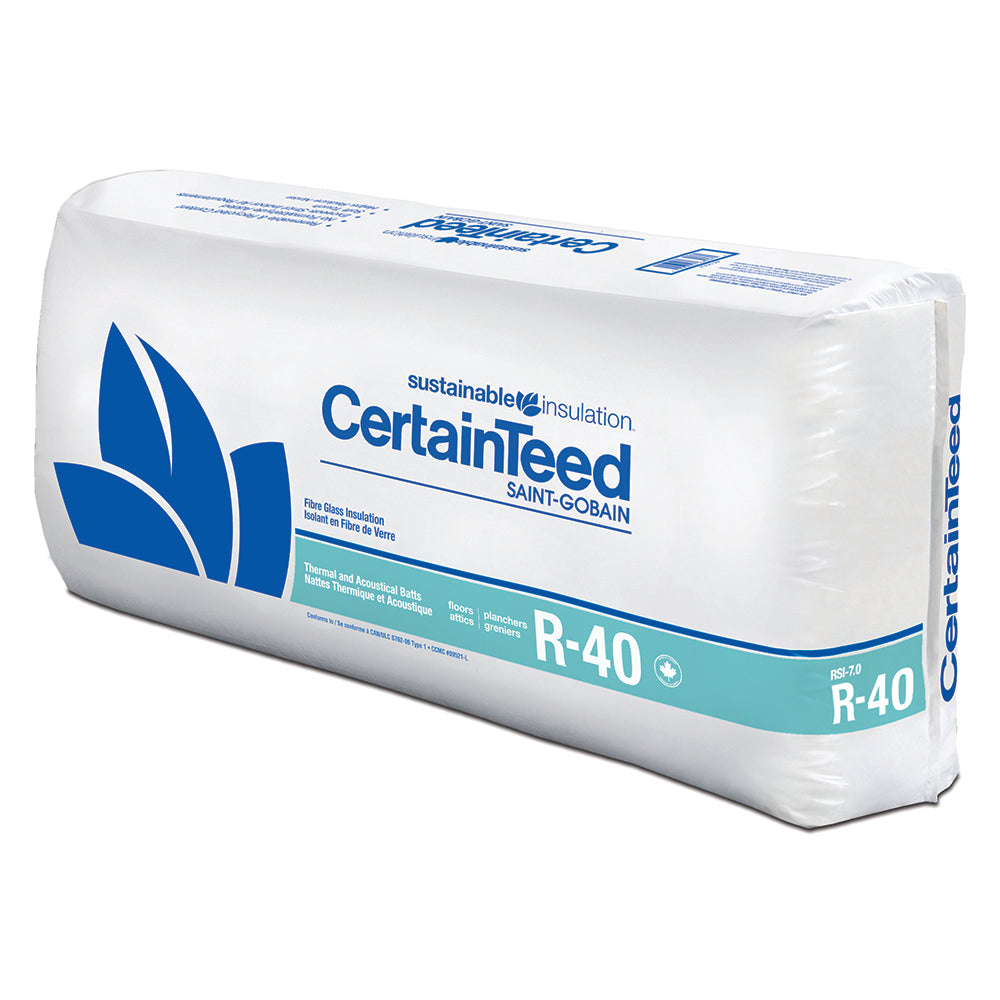 Certainteed Fiberglass Insulation For Wood R40