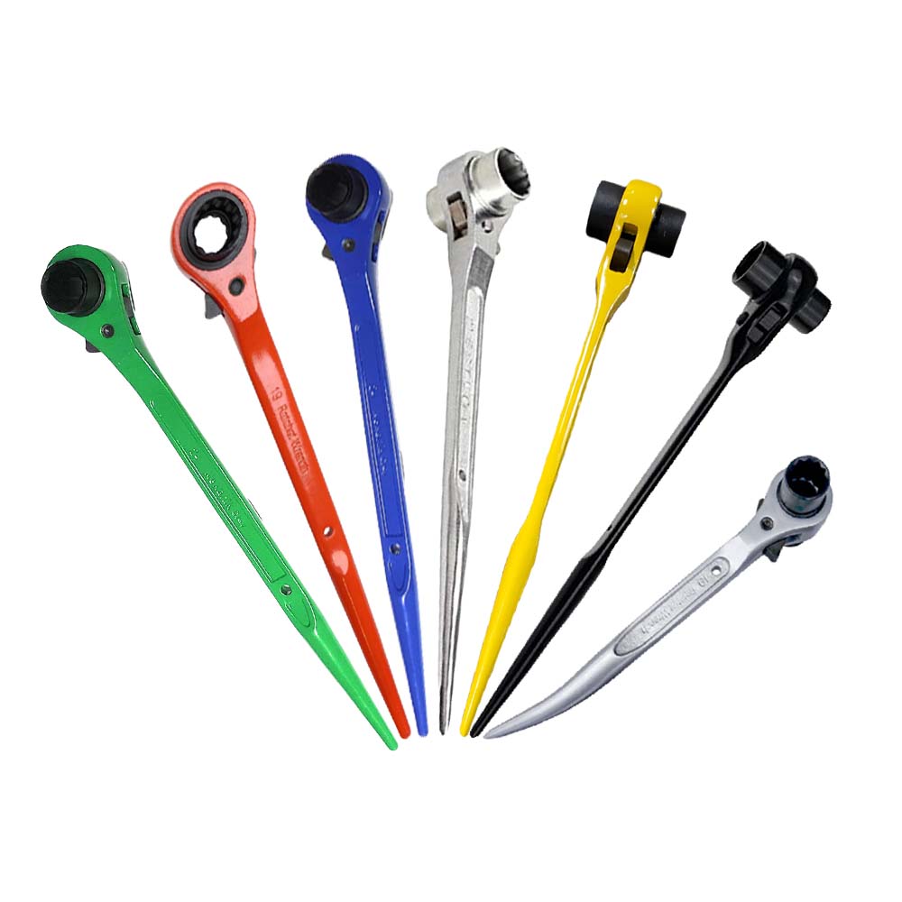 Scaffold Ratchet Long Handle Wrenches 19/22mm ADSS Alberta Drywall