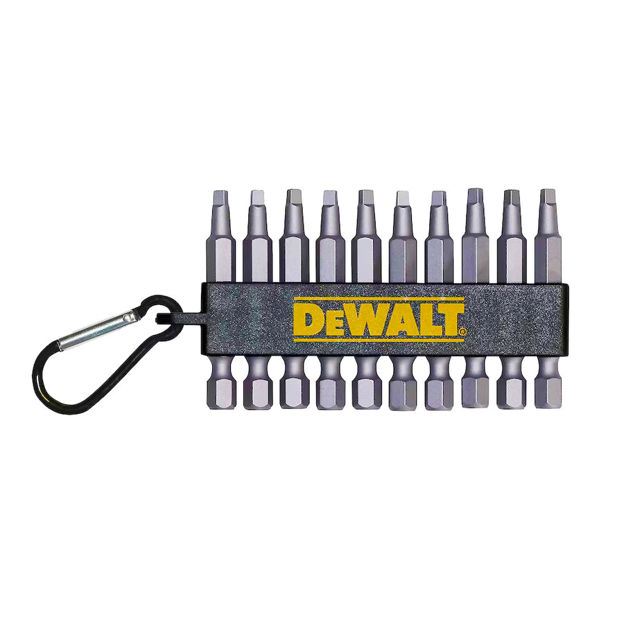 DEWALT 2inc Mixed Driver Carabiner - 10pc