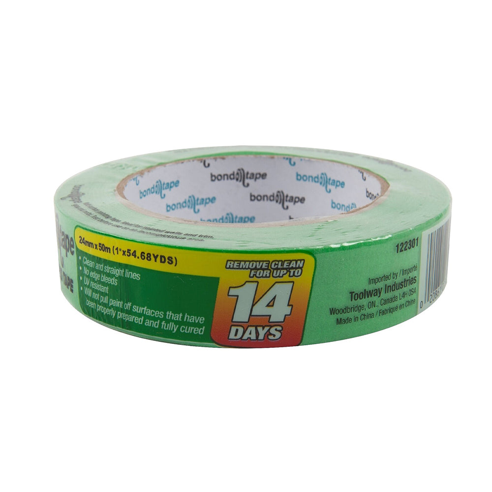 Bond Tape Green Painters Tape 1"