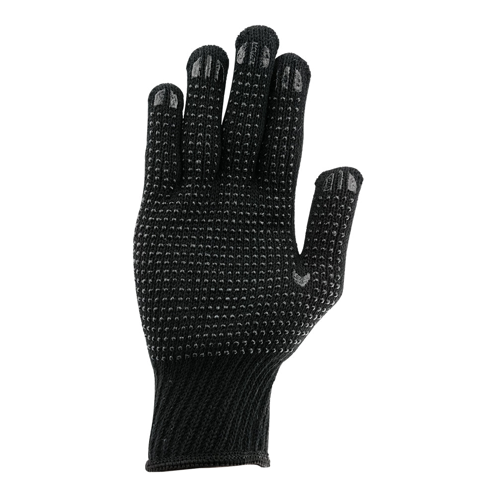 PrimeTools Black Spotted Grip Gloves - Large - 12 Pack