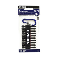 ROK 2inch Impact Driver Bit Set #2 Square - 10-piece