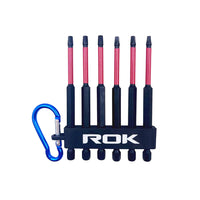 ROK 4inc Impact Driver Bit Set #2 Square - 6 Pieces