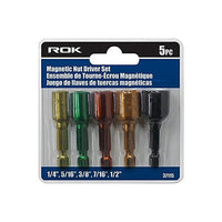 ROK Magnetic Nut driver Setter Set - 5pc