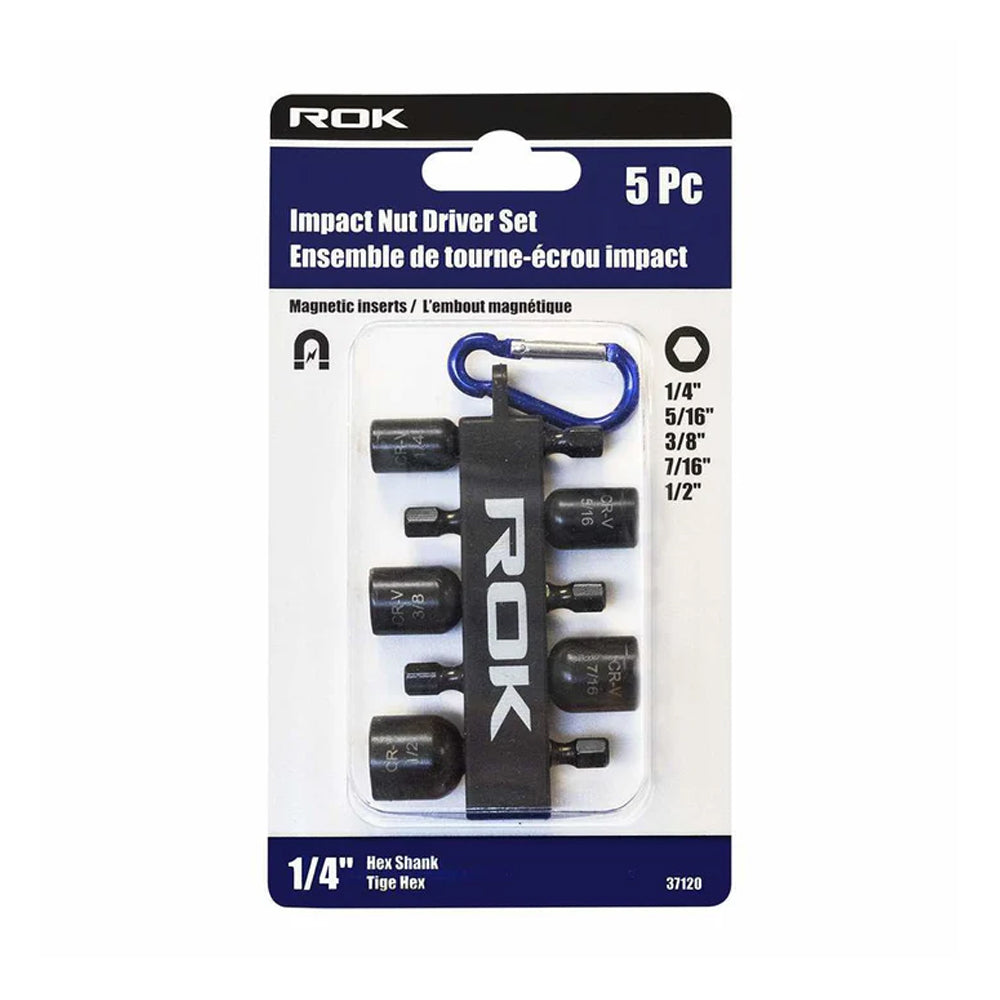 ROK Impact Nut Driver Set - 5-piece