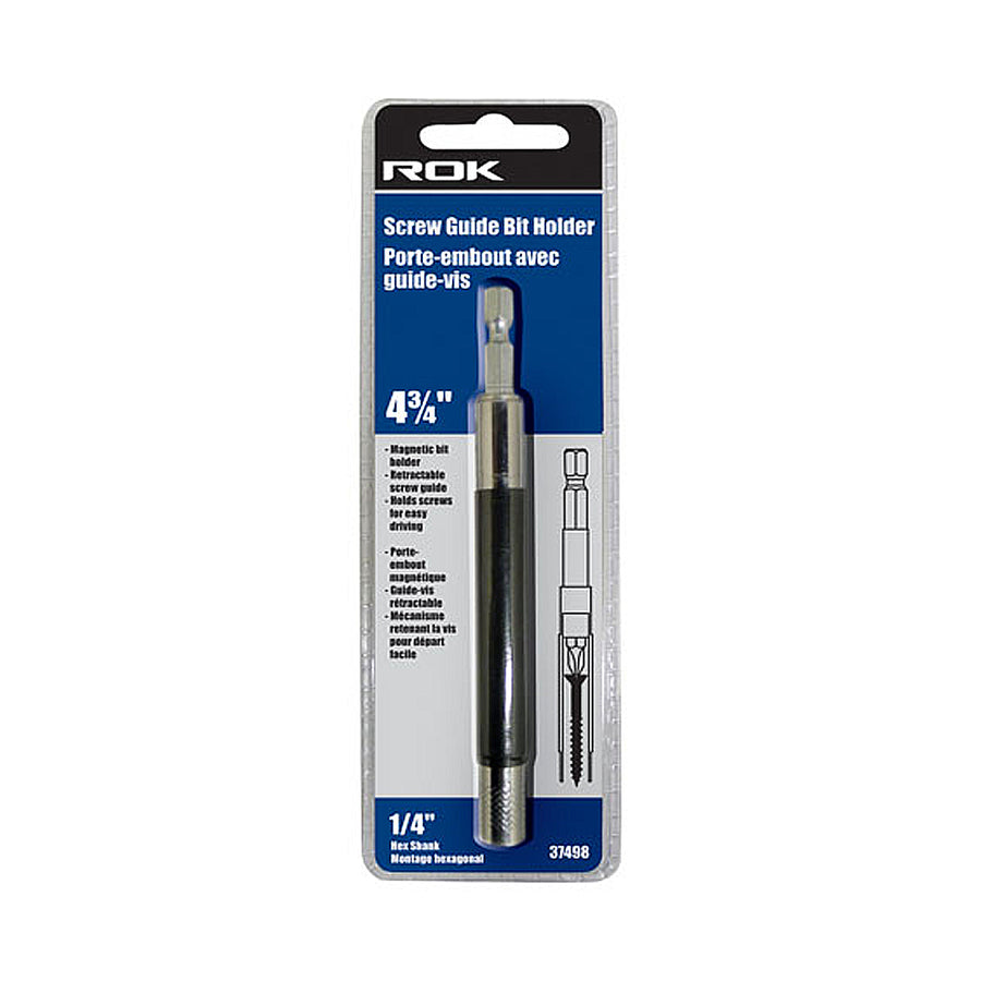 ROK Screw Guide Bit Holder 4-3/4"