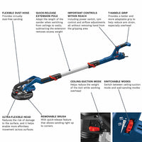 Bosch 9 In. Drywall Sander Kit