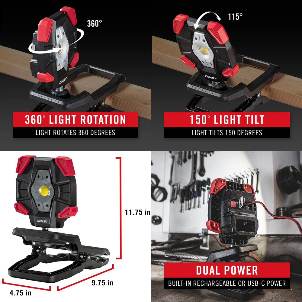 Coast 3900 Lumen LED Rechargeable Camp Light