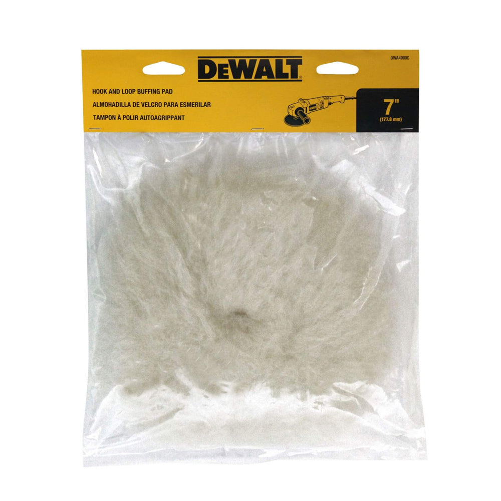 DeWalt DWA4989C-  7-in Hook and Loop Buffing Pad