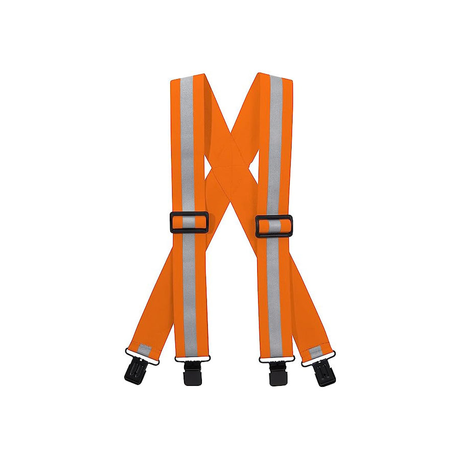Retro-Reflective Adjustable Elastic Suspenders