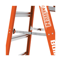MetalTech 6FT Fiberglass Step Ladder 300 LB