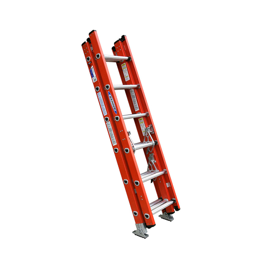 Werner Fiberglass D-Rung Compact Extension Ladder D600-3