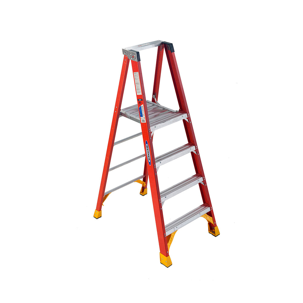 Werner Fiberglass Platform Stepladder P6200