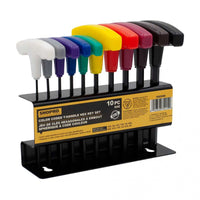 SHOPRO Color coded T-Handle Hex Key Set - 10 pcs