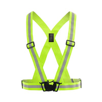 Hi Vis Traffic Safety Sash - Lime