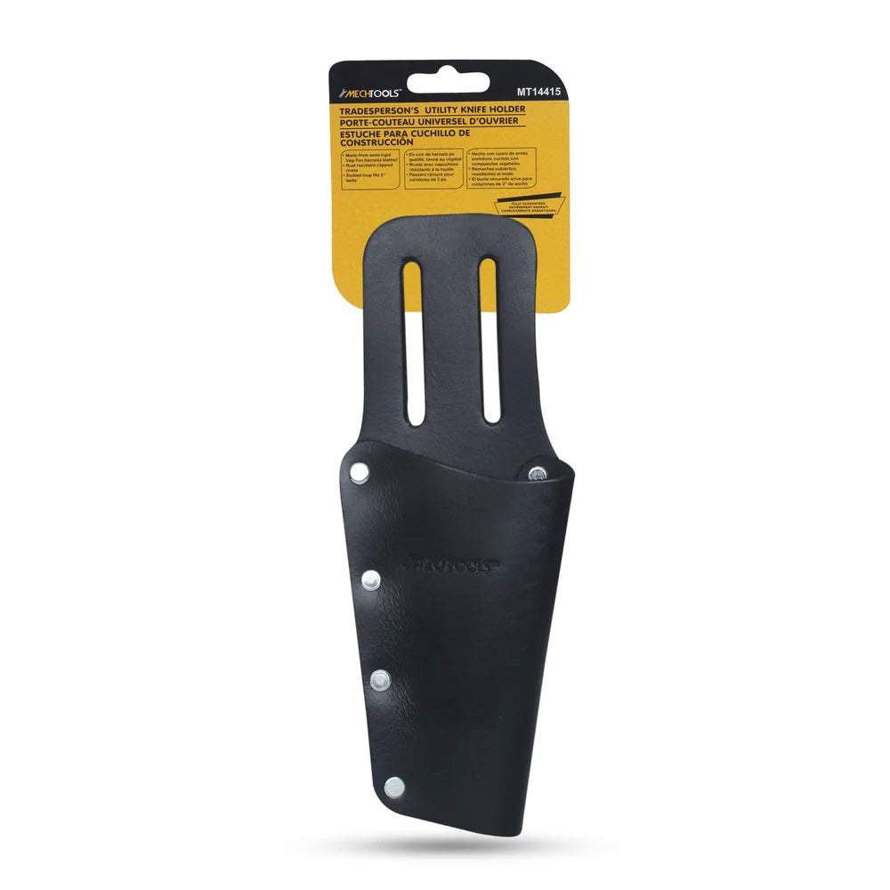 MechTools Tradesperson's Leather Utility Knife Holder