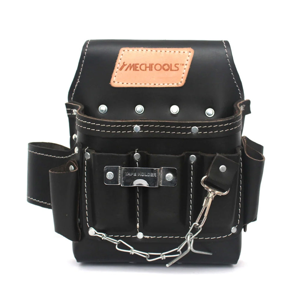 MechTools Pro Oil Tanned 10 Pocket Electrician Pouch