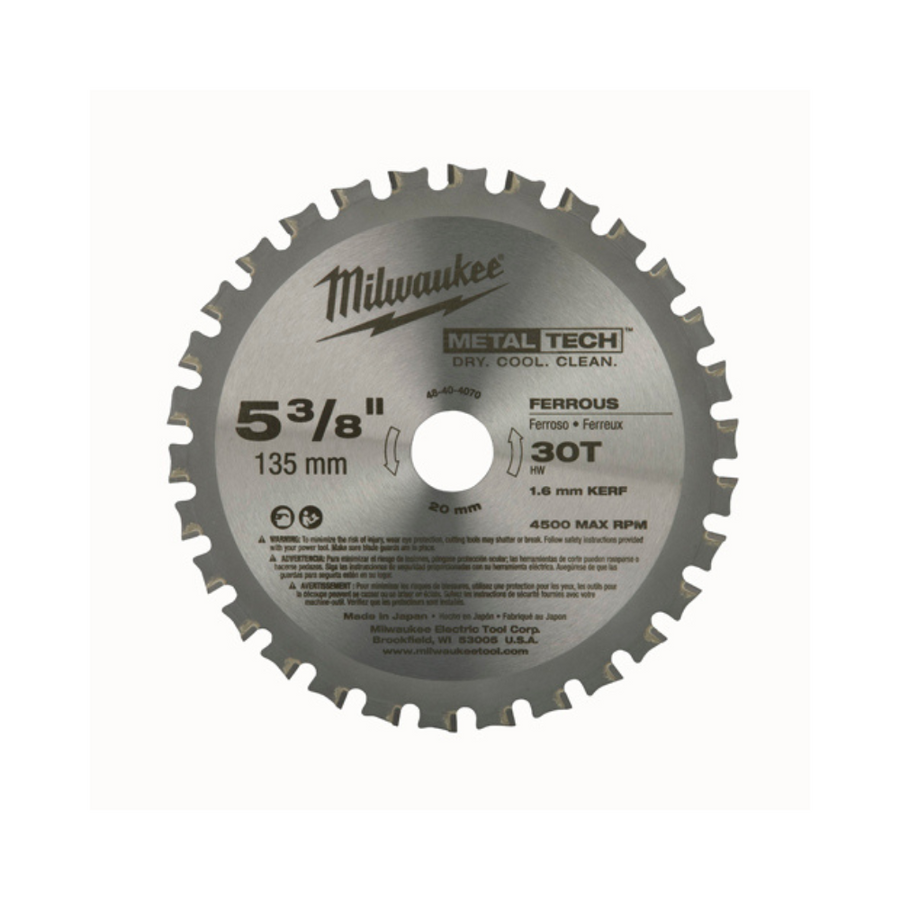 Milwaukee Ferrous Metal Blade 5 3/8"