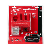 Milwaukee Red Lithium XC5.0 Charger & Battery Starter Kit
