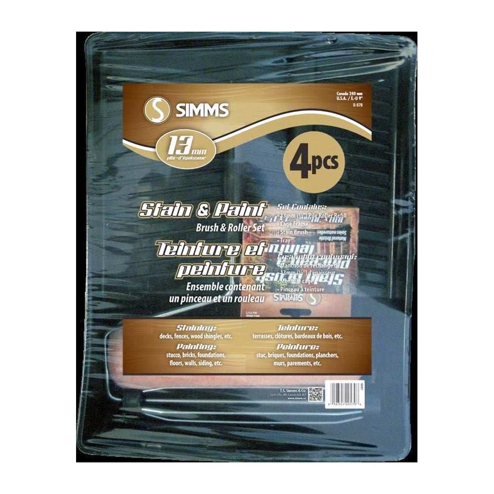 Simms Paint and Stain 4PCS Kit