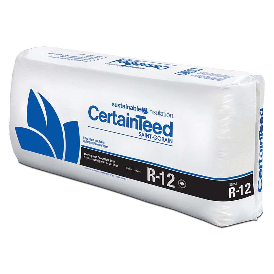 Certainteed Fiberglass Insulation For Wood R12