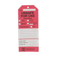 Scaffold Safety Tags