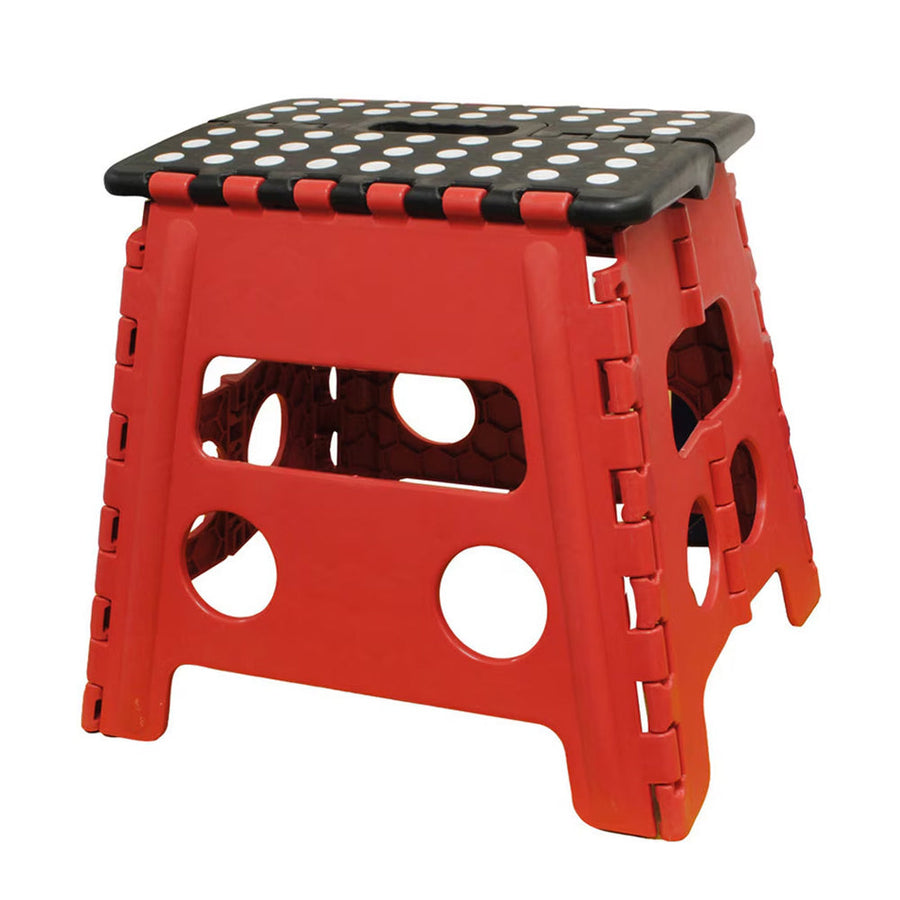 Shopro Lightweight Folding Step Stool - Red