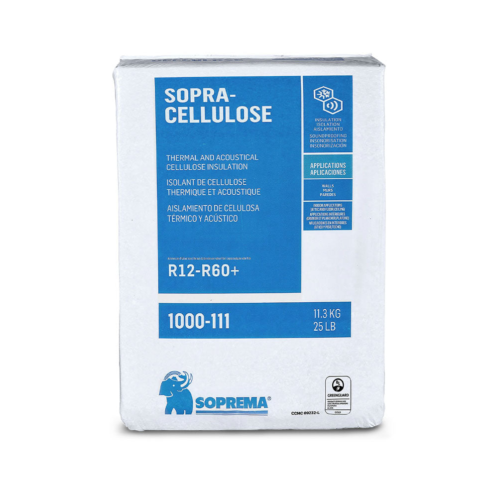 Soprema SopraCellulose Blown Insulation ADSS Alberta Drywall