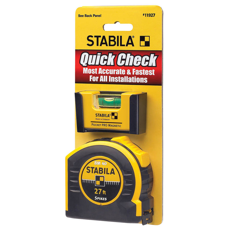 Stabila Quick Check 27' Tape Measure