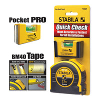 Stabila Quick Check 27' Tape Measure