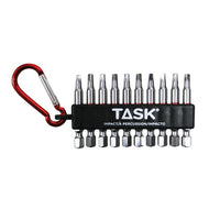 TASK IMPACT Carabiner Clip - 10pc #2 Phillips, Robertson and Mixed