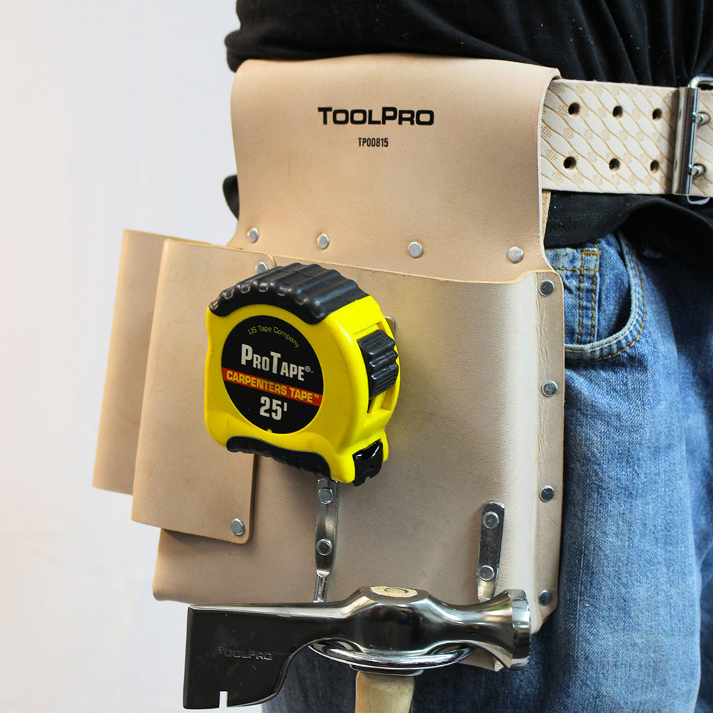 ToolPro Top Grain 3 Pocket Box Style Pouch - Right Hand