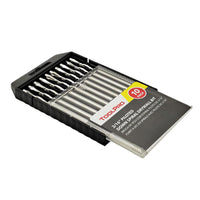 ToolPro 3/16 in. Piloted Down Spiral Cutout Bit - 10 Pack