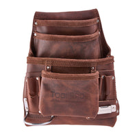 ToolPro Oil Tanned 10 Pocket Nail Pouch