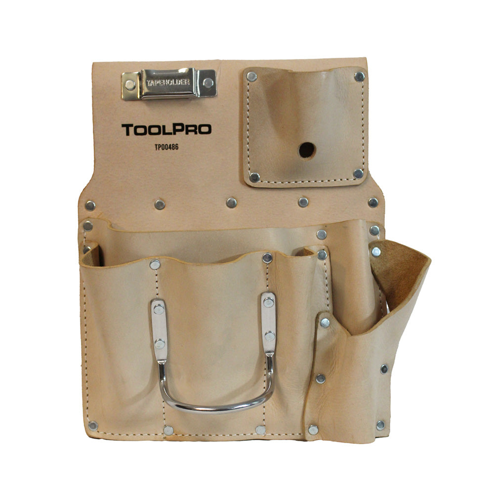 ToolPro Top Grain 8-Pocket Hanging Pouch