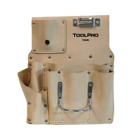 ToolPro Top Grain 8-Pocket Hanging Pouch