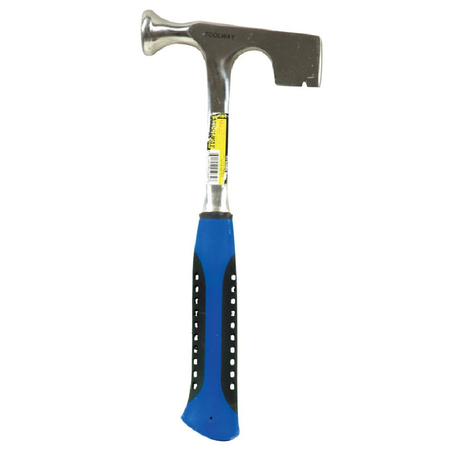 Toolway 12oz Drywall Hammer All Steel Rubber Grip