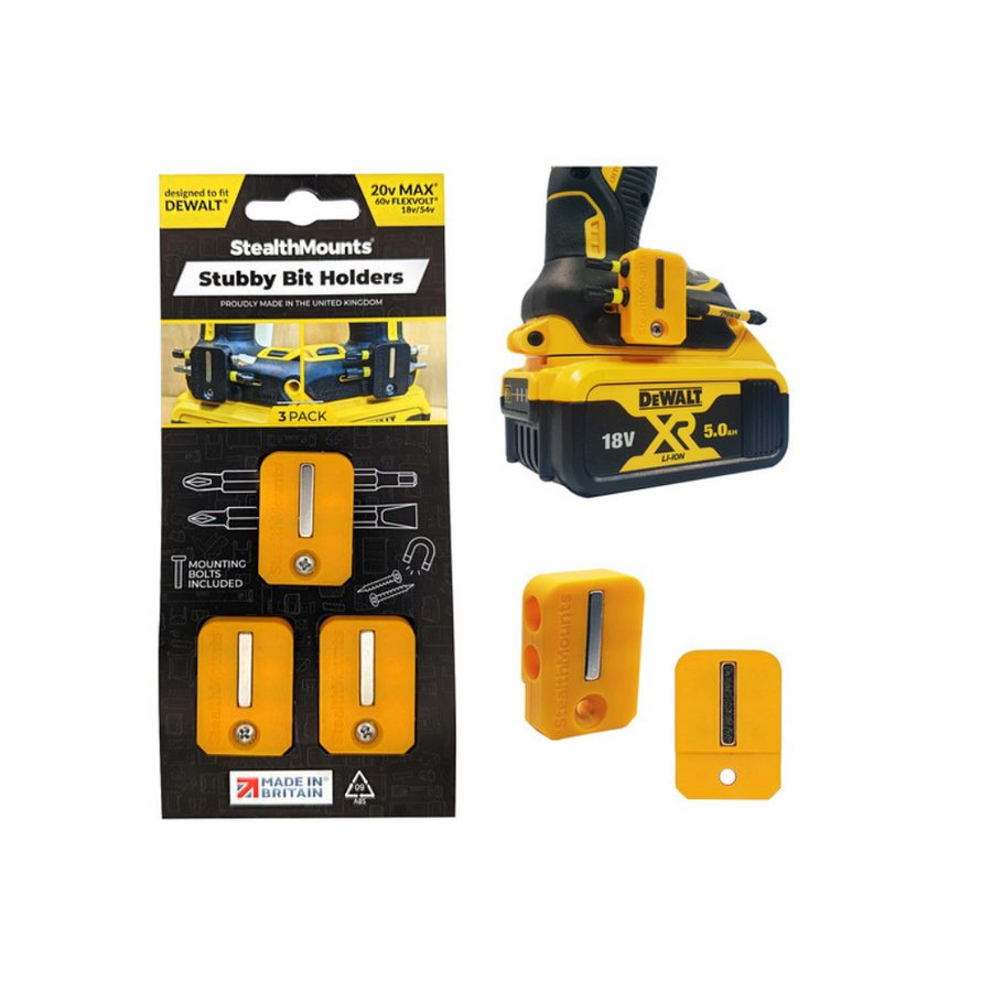 StealthMounts Stubby Bit Holder 3pcs
