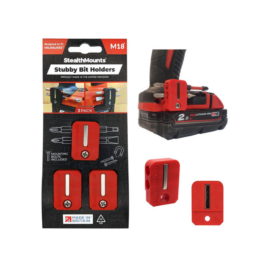 StealthMounts Stubby Bit Holder 3pcs