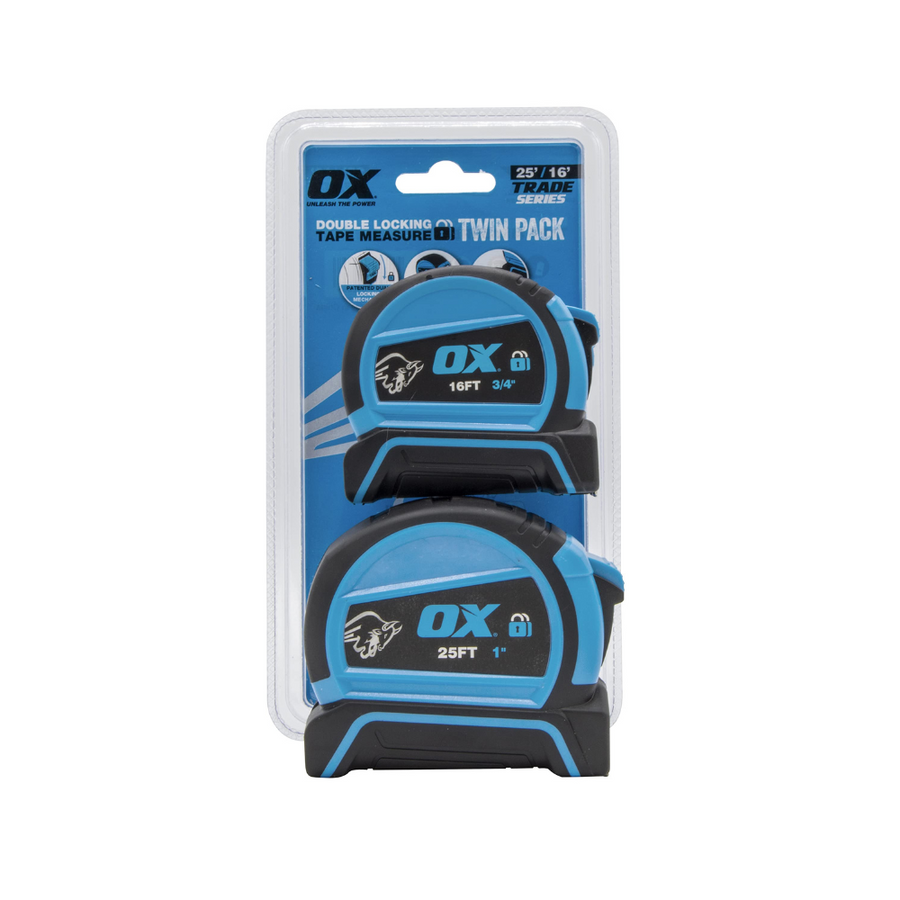 OX Double Locking Twin Pack 16 Ft & 25 Ft