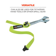 Squids 3155 Elastic Hard Hat Lanyard with Clamp