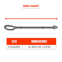 Squids 3155 Elastic Hard Hat Lanyard with Clamp