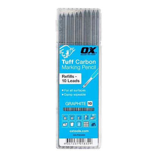 OX Pro Graphite Tuff Carbon Pencil Lead Refills (10-pack)