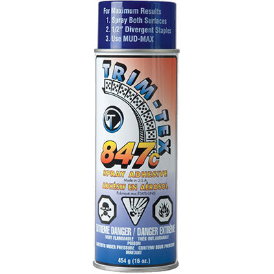 Trim-Tex 847 Adhesive Spray 16oz. For Vinyl Bead